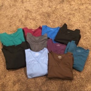 Ten Cherokee scrub Tops (Size XL) SOLD